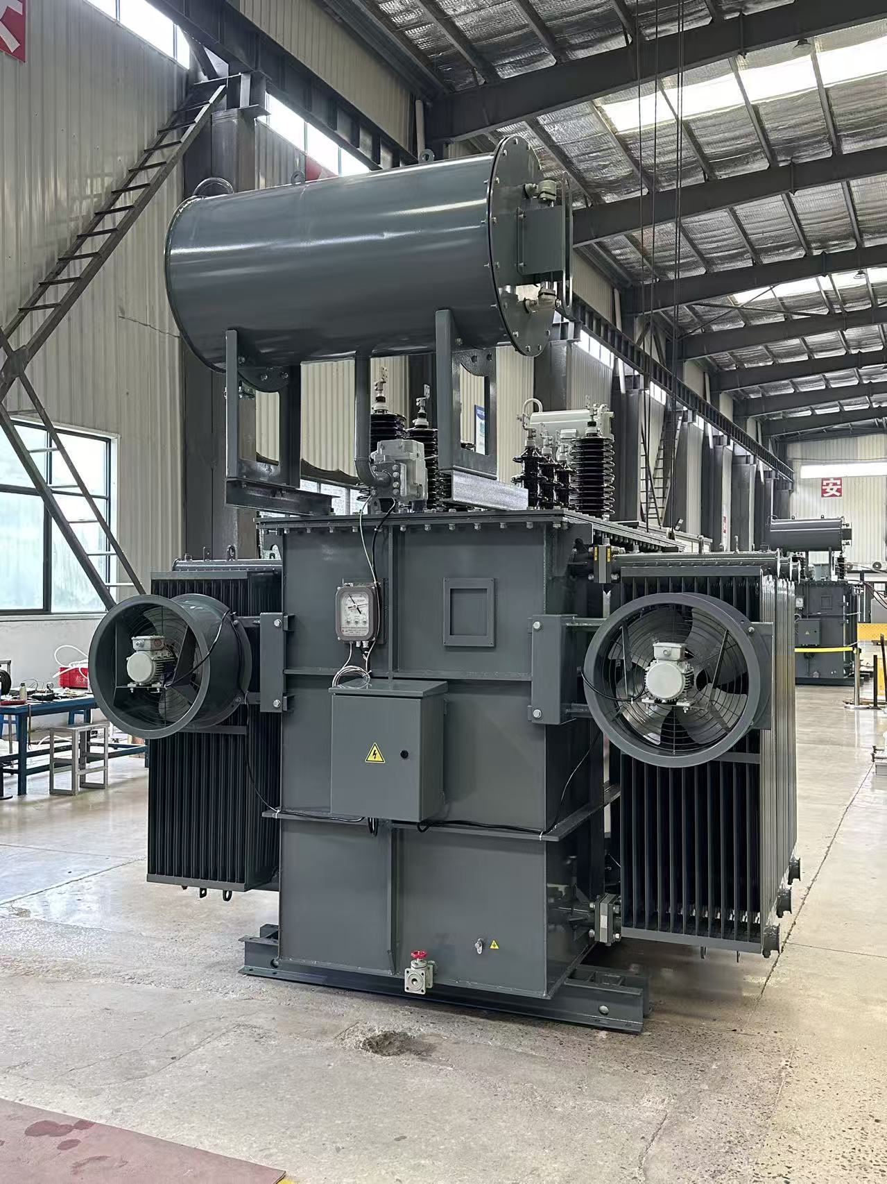 SYHF 6300 kVA থ্রি ফেজ অয়েল ইমার্সড ট্রান্সফরমার আজারবাইজানে ব্যাপক প্রশংসা অর্জন করেছে, স্থানীয় টেলিভিশনে প্রদর্শিত